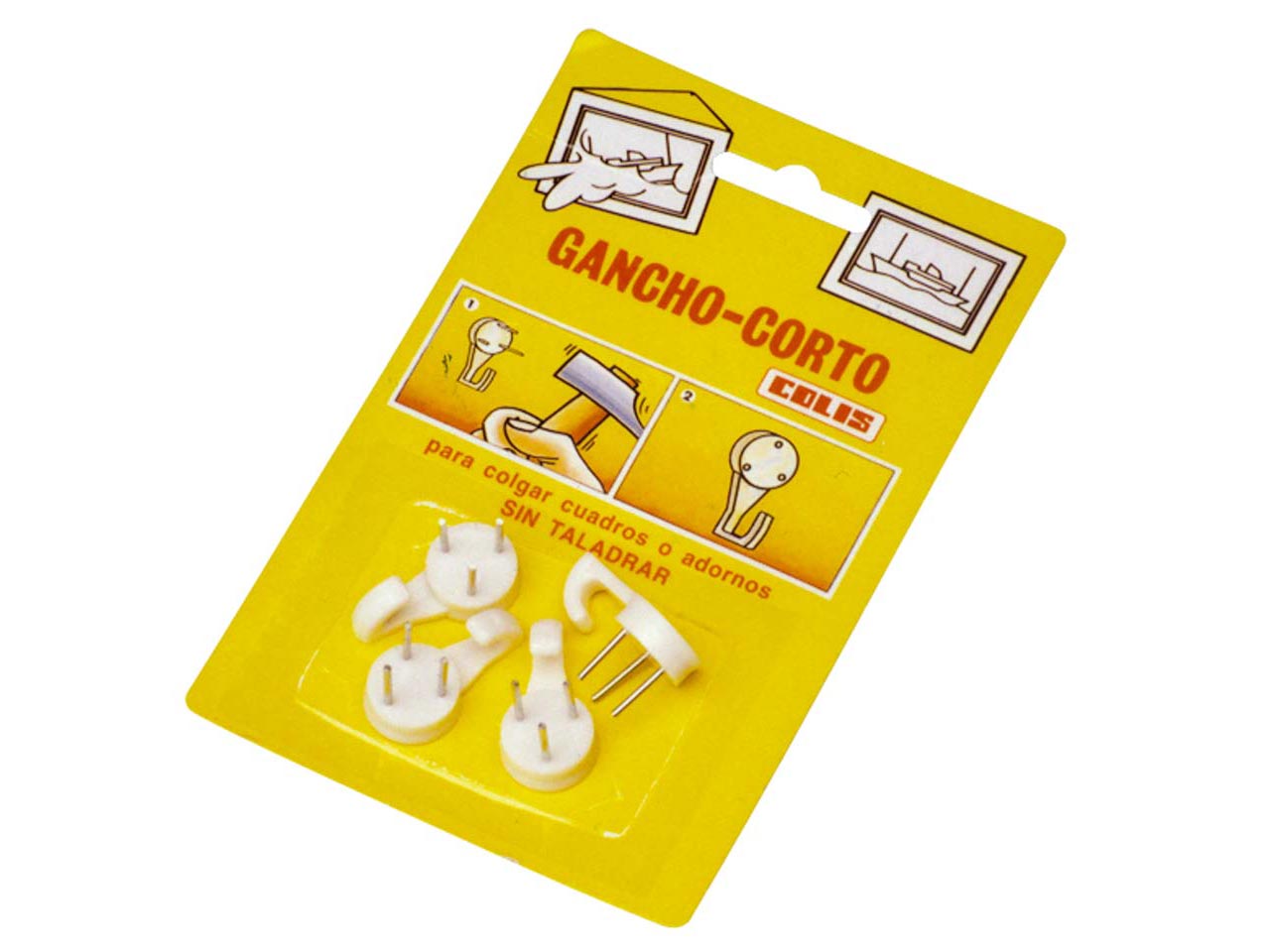 perchas gancho corto