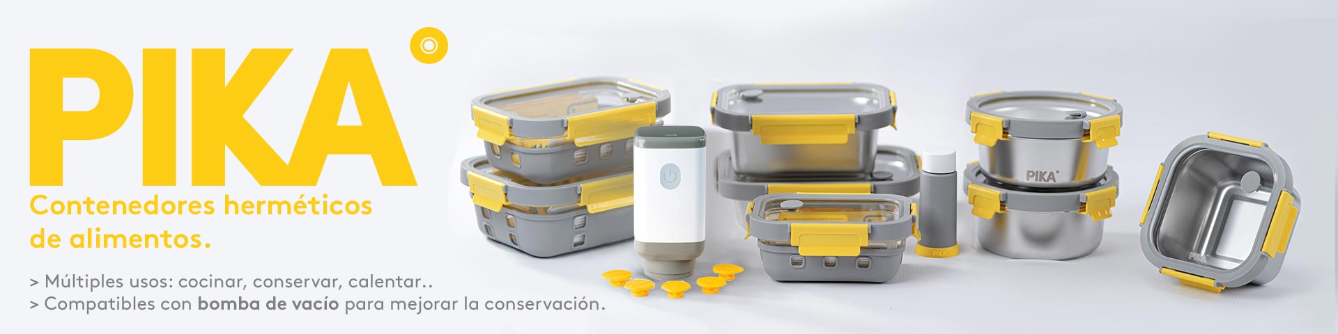 Sufersa, novedades contenedores alimentos y accesorios PIKA