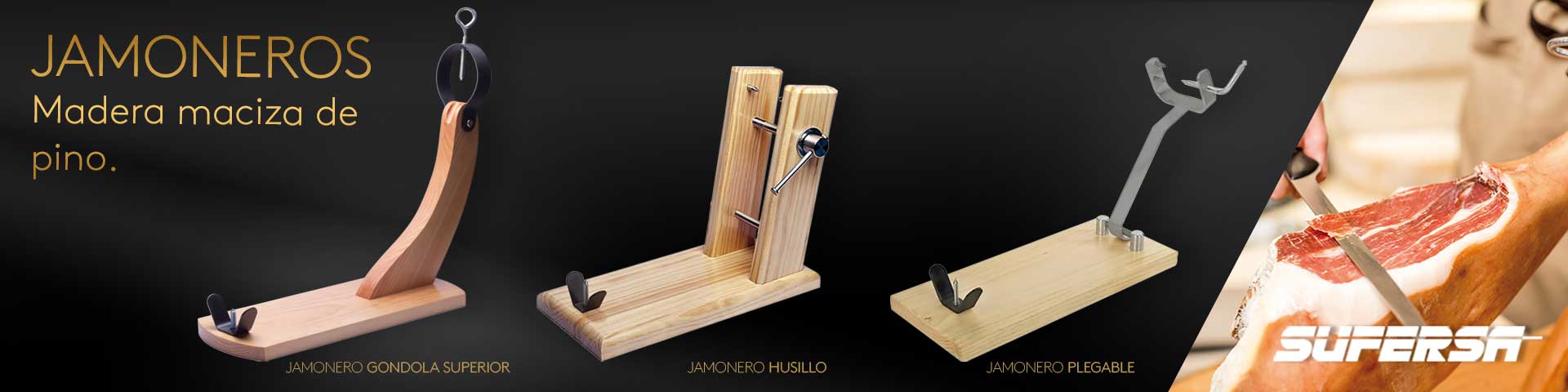 Nuevos Jamoneros Steel Blade, tres modelos